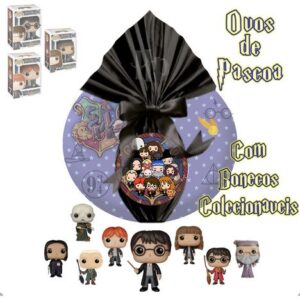 Ovo De Páscoa Chocolate 250g Pop Harry Potter Colecionável